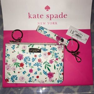 Kate Spade - card holder & key chain